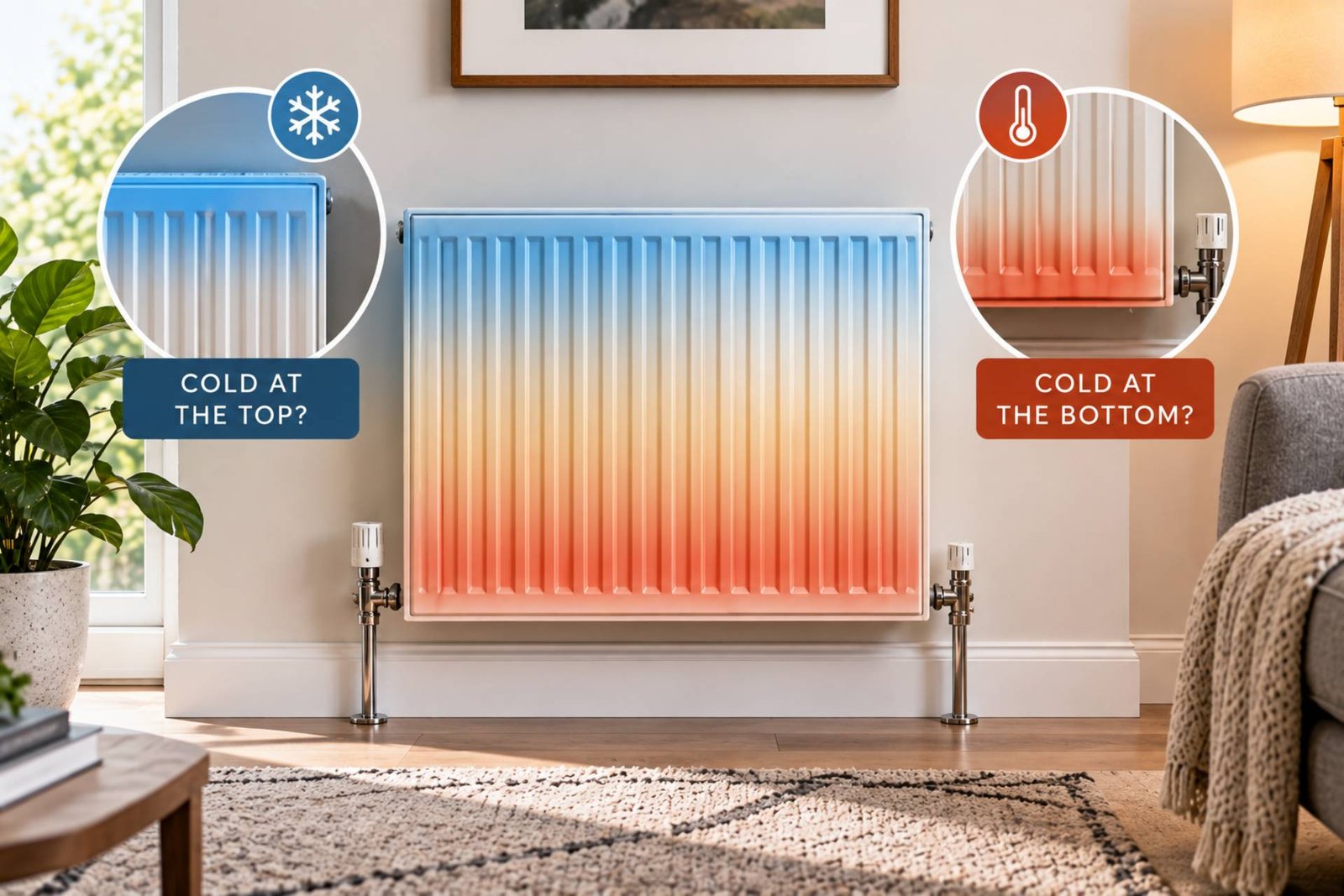 Radiator Cold at Top or Bottom